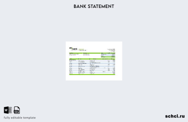 цифровая загрузка шаблона Excel выписки из банка Чехии Air
